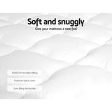 darrahopens Home & Garden > Bedding Giselle Bedding Mattress Topper Pillowtop - Queen