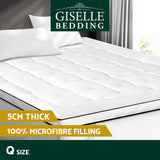 darrahopens Home & Garden > Bedding Giselle Bedding Mattress Topper Pillowtop - Queen