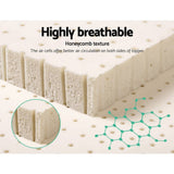 darrahopens Home & Garden > Bedding Giselle Bedding Pure Natural Latex Mattress Topper 7 Zone 5cm Queen
