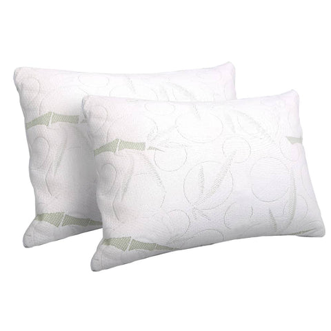 darrahopens Home & Garden > Bedding Giselle Bedding Set of 2 Bamboo Pillow with Memory Foam