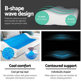 darrahopens Home & Garden > Bedding Giselle Bedding Set of 2 Cool Gell Memory Foam Pillows