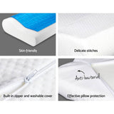 darrahopens Home & Garden > Bedding Giselle Bedding Set of 2 Cool Gell Memory Foam Pillows