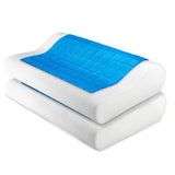 darrahopens Home & Garden > Bedding Giselle Bedding Set of 2 Cool Gell Memory Foam Pillows