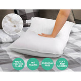 darrahopens Home & Garden > Bedding Giselle Bedding Set of 2 Duck Down Pillow - White