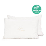 darrahopens Home & Garden > Bedding Giselle Bedding Set of 2 Single Bamboo Memory Foam Pillow
