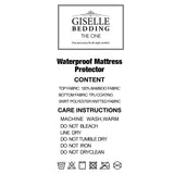 darrahopens Home & Garden > Bedding Giselle Bedding Single Size Waterproof Bamboo Mattress Protector
