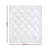 darrahopens Home & Garden > Bedding Giselle Bedding Super King 400GSM Microfibre Bamboo Microfiber Quilt