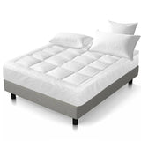 darrahopens Home & Garden > Bedding Giselle Double Mattress Topper Bamboo Fibre Pillowtop Protector