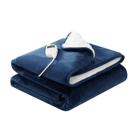 Darrahopens Home & Garden > Bedding Giselle Electric Throw Rug Heated Blanket Washable Snuggle Flannel Winter Green