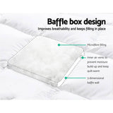 darrahopens Home & Garden > Bedding Giselle King Mattress Topper Pillowtop 1000GSM Microfibre Filling Protector