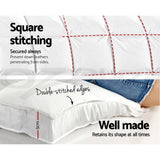darrahopens Home & Garden > Bedding Giselle Single Mattress Topper Pillowtop 1000GSM Microfibre Filling Protector