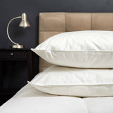 darrahopens Home & Garden > Bedding Goose Feather & Down Quilt 500GSM + Goose Feather and Down Pillows 2 Pack Combo - Double - White