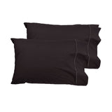 Darrahopens Home & Garden > Bedding Grand Aterlier Pair of Queen Sized Pillowcases - Walnut