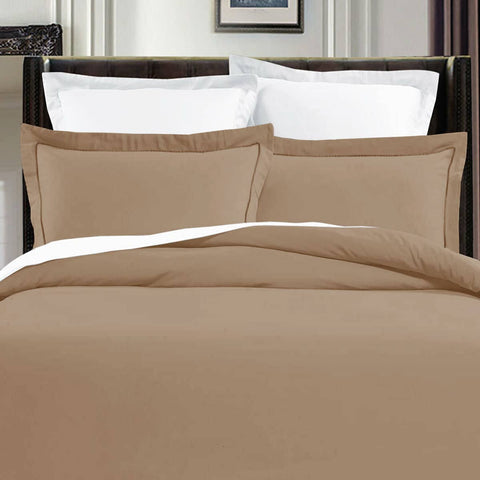 Darrahopens Home & Garden > Bedding Grand Aterlier Pima Cotton Khaki Quilt Cover Set King