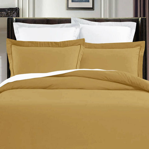 Darrahopens Home & Garden > Bedding Grand Aterlier Pima Cotton Royal Gold Quilt Cover Set King