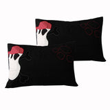 Darrahopens Home & Garden > Bedding Happy Kids A Pair of Funny Bones Standard Pillowcases