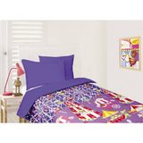 Darrahopens Home & Garden > Bedding Happy Kids Glow in the Dark Quilt Cover Set Funfair Blue Double