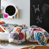 Darrahopens Home & Garden > Bedding Happy Kids Monster Squad Glow in the Dark Quilt Cover Set Single