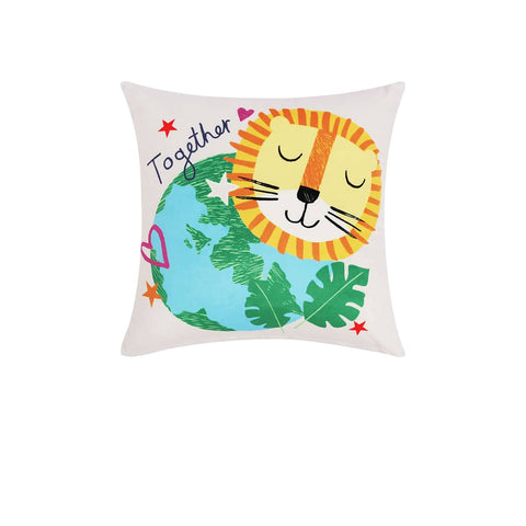 Darrahopens Home & Garden > Bedding Happy Kids Our Planet Filled Square Cushion