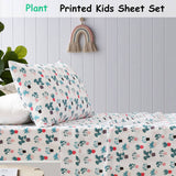 Darrahopens Home & Garden > Bedding Happy Kids Plant Kids Printed Sheet Set Single