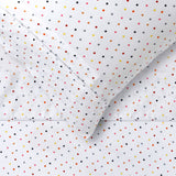 Darrahopens Home & Garden > Bedding Happy Kids Polka Multi Printed Microfibre Sheet Set Single