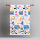 Darrahopens Home & Garden > Bedding Happy Kids Seaside Glow in the Dark Quilt Cover Set Single
