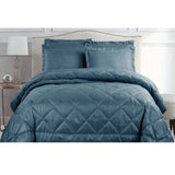 Darrahopens Home & Garden > Bedding Hotel Living Eli Jacquard Comforter Set King Blue
