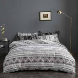 Darrahopens Home & Garden > Bedding Hugo Reversible King Size Duvet Doona Quilt Cover Set