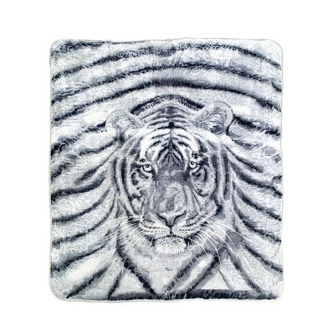 Darrahopens Home & Garden > Bedding J.Elliot Home 350gsm Tiger Photo Mink Blanket