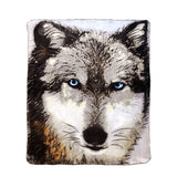 Darrahopens Home & Garden > Bedding J.Elliot Home 350gsm Wolf Photo Mink Blanket