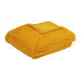 Darrahopens Home & Garden > Bedding J.Elliot Home Azariah Plush Throw Mustard
