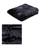 Darrahopens Home & Garden > Bedding J.Elliot Home Celeste Flannel Throw Rug Black