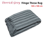Darrahopens Home & Garden > Bedding J.Elliot Home Derrick Grey Throw Rug