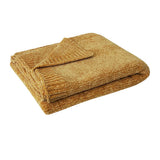 Darrahopens Home & Garden > Bedding J Elliot Home Leslie Chenille Throw 130 x 160 cm Ochre