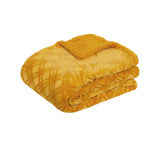 Darrahopens Home & Garden > Bedding J.Elliot Home Vida Microplush Throw Mustard
