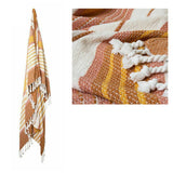 Darrahopens Home & Garden > Bedding J.Elliot Home Zella Cotton Throw Rug Pink Multi