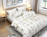 Darrahopens Home & Garden > Bedding Jasmine Queen Size Duvet Doona Quilt Cover Set