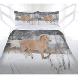 Darrahopens Home & Garden > Bedding Just Home Winter Gallop Quilt Cover Set Queen