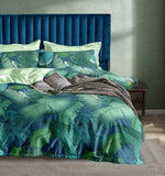 Darrahopens Home & Garden > Bedding Kalena Leaves Quilt Cover Set - Super King Size