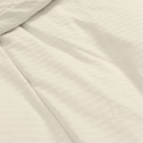 Darrahopens Home & Garden > Bedding Kensington 1200 Thread Count 100% Cotton Sheet Set Stripe Hotel Grade - Super King - Sand