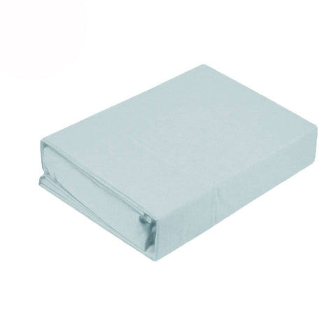 Darrahopens Home & Garden > Bedding Kingtex 250TC 100% Cotton Percale Sheet Set Ice Blue Single