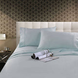 Darrahopens Home & Garden > Bedding Kingtex 300TC Cotton Sheet Set Ice Blue Single