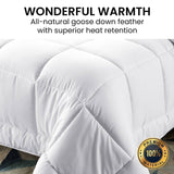 Darrahopens Home & Garden > Bedding Laura Hill 500GSM Goose Down Feather Comforter Doona - Queen