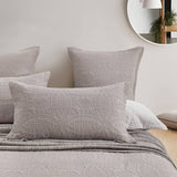 Darrahopens Home & Garden > Bedding Lisbon Quilted 3 Pieces Embossed Coverlet Set-queen/king beige