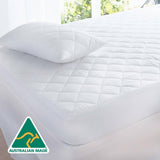 Darrahopens Home & Garden > Bedding Luxor Aus Made Fully Fitted Cotton Quilted Mattress Protector (Queen)