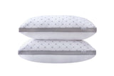 Darrahopens Home & Garden > Bedding Luxury Bamboo Cooling Twin pack plush down-like pillows with 2 bonus quilted waterproof pillow protectors