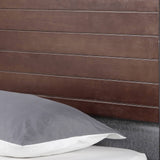 darrahopens Home & Garden > Bedding Milano Decor Azure Bed Frame With Headboard Black Wood Steel Platform Bed - Single - Black