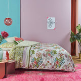 Darrahopens Home & Garden > Bedding Oilily Line Flower Cotton Sateen Quilt Cover Set King