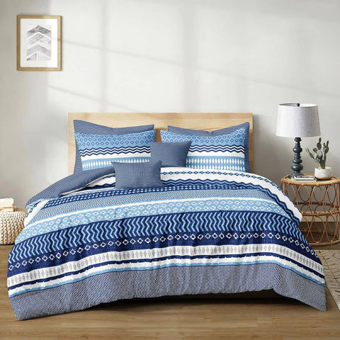 Darrahopens Home & Garden > Bedding Olsen King Size Quilt/Doona/Duvet Cover Set