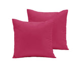 Darrahopens Home & Garden > Bedding Pair of  280TC Polyester Cotton European Pillowcases HotPink